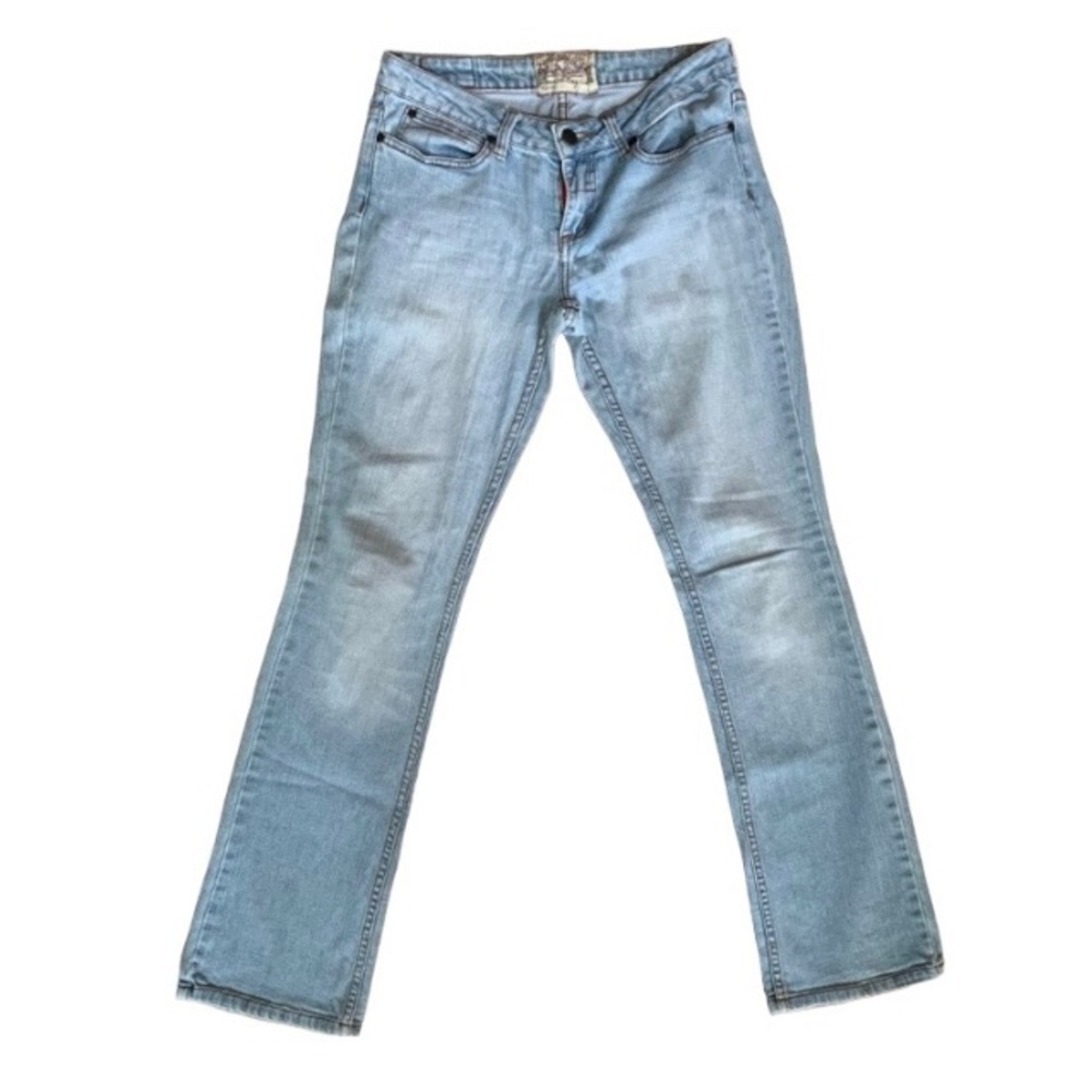 AMERICAN RAG Jeans Women 5R Blue CIE Bootcut Faded RN109986 Modern Style Denim